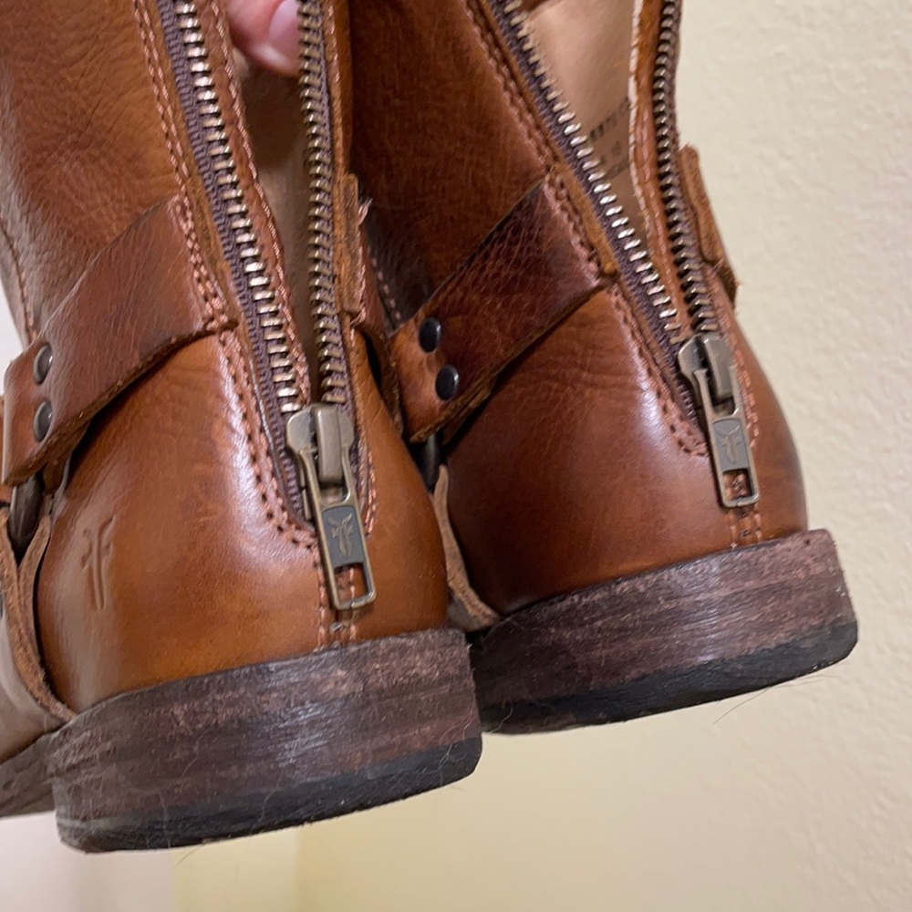 FRYE LEATHER RIDING BOOTS - Picture 4 of 6